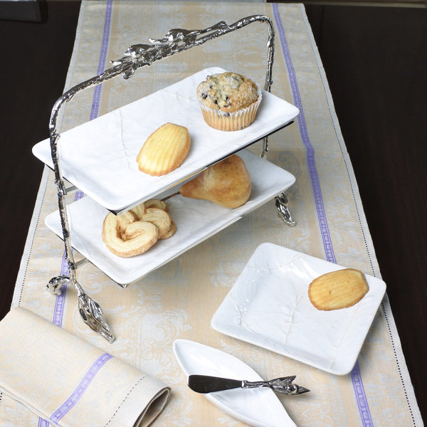 Fleur De Lis Living Byrne Ceramic Tray Wayfair